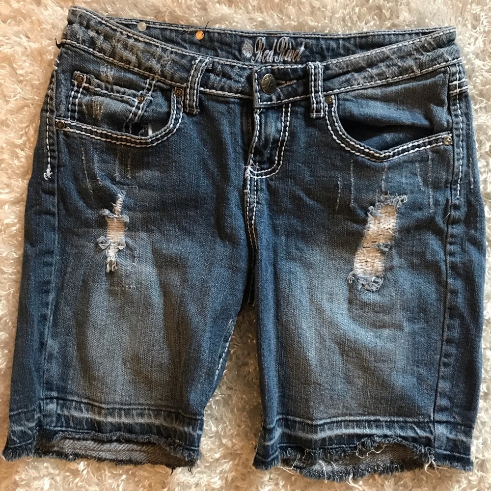 Red Rivet shorts